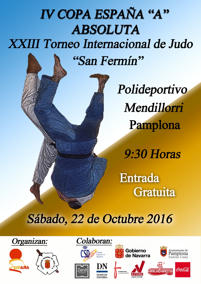 11 medallas para los Navarros en la Copa Espa&ntilde;a &quot;A&quot; Absoluta de Pamplona 22-10-16. RESULTADOS, FOTOS Y VIDEOS